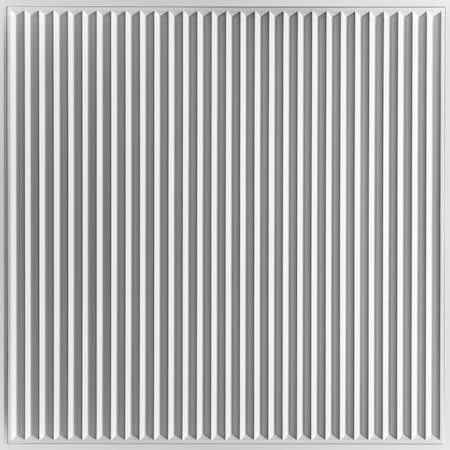 Ceilume Polyline 2ft x 2ft White Ceiling Tile V1-POLYLN-22WTO